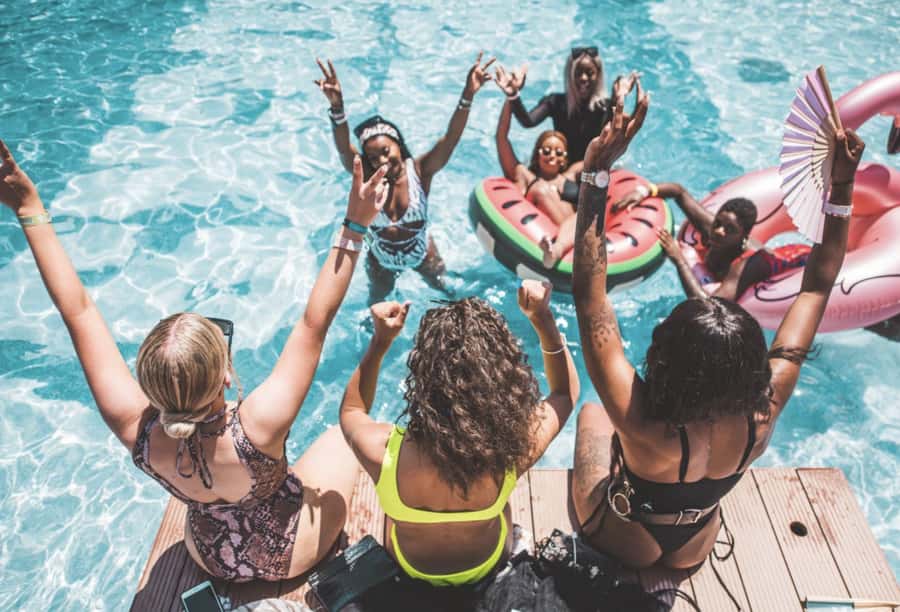 #1 Vegas Pool Crawl with Party Bus, Free Drinks & VIP Entry - Price and Value at $69: What You’re Really Paying For