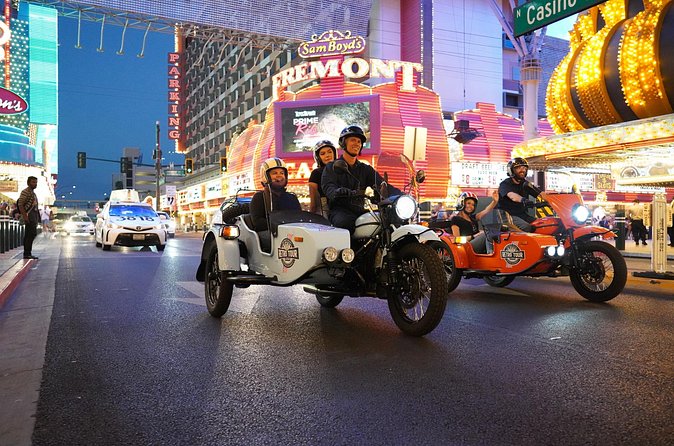 2-Hour Private Tour of Las Vegas by Night on a Sidecar - Nevada’s highest tower viewpoint and the street-art district story