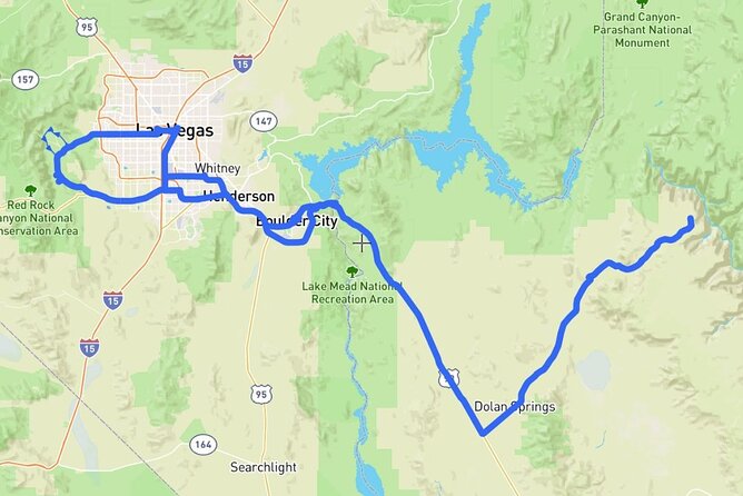 Audio Driving Tour: Grand Canyon West, Hoover Dam Red Rock Canyon - Grand Canyon West: Skywalk, Guano Point caves, and Eagle Point legends