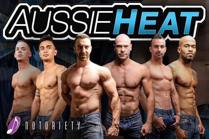 Aussie Heat Male Revue at Notoriety Las Vegas - Notoriety at Mosaic Theatre: where Aussie Heat really happens