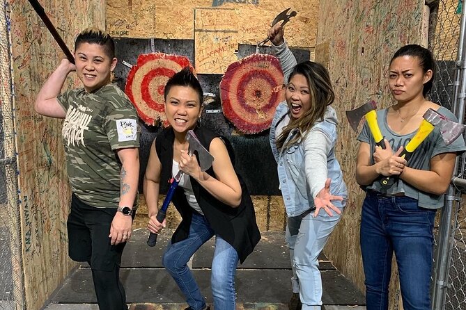 Axe Throwing Las Vegas Fremont Street - Beer at the Venue: Fun Option, Not Included