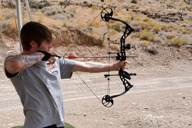 Axes, Arrows and Bullets Combo Package in Las Vegas - What to Wear (This Is Not the Day for Flip-Flops)