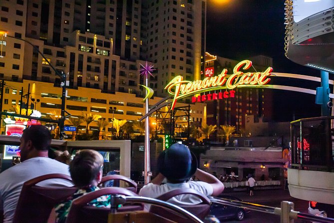 Big Bus Las Vegas: Sightseeing Night Tour by Open-Top Bus - The Welcome to Fabulous Las Vegas sign photo stop on the late-night tour