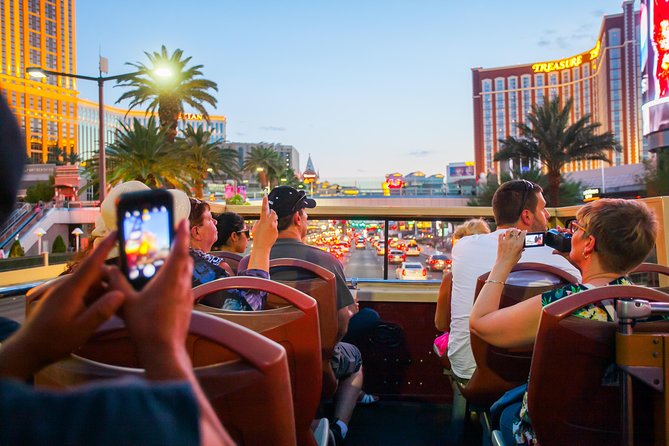 Big Bus Las Vegas: Sightseeing Night Tour by Open-Top Bus - Where you meet the bus, and how not to waste 30 minutes
