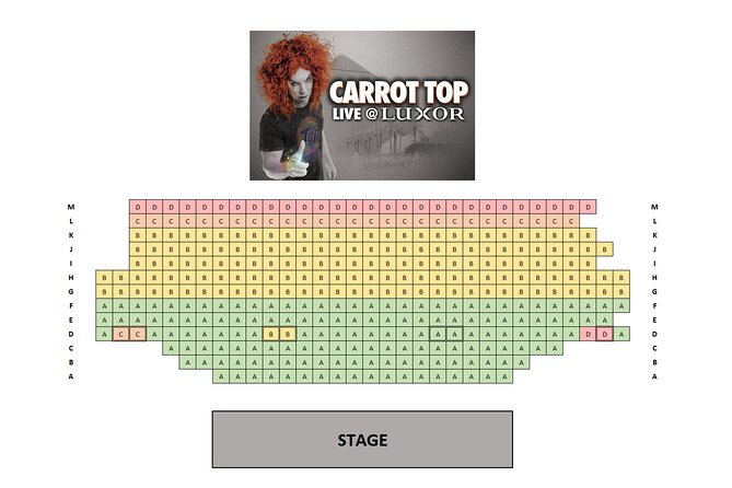 Carrot Top at the Luxor Hotel and Casino - Meet-and-Greet upgrade, extra time with Carrot Top