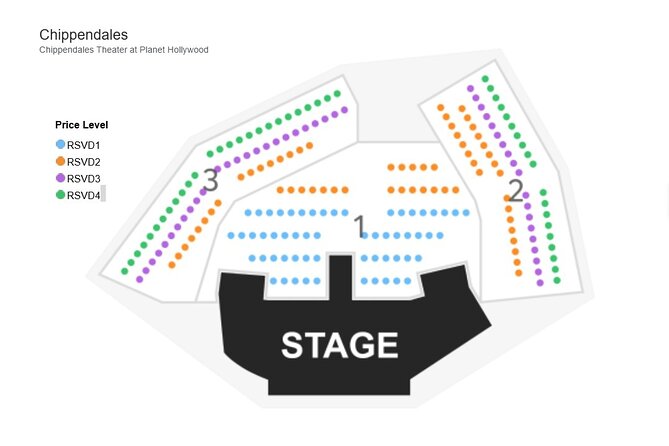 Chippendales at Planet Hollywood Resort and Casino - Pick your seats and showtime to match your budget