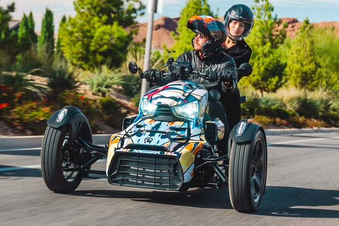 Couples Private Guided Red Rock Canyon Tour On A CanAm Trike - Private Can-Am Ryker riding that feels made for couples
