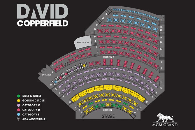 David Copperfield at the MGM Grand Hotel and Casino - How to Choose Your Seat So You Don’t Feel Cheated