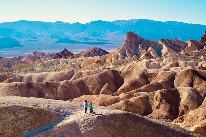 Death Valley Day & Night Tour - Scenic Stops, Sunset & Stargazing - Death Valley welcome sign photo, then Dante’s View at 5,500 feet