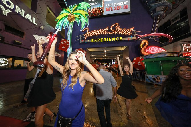 Downtown Las Vegas Nighttime Walking Tour - Headsets, safety, and why this tour sounds better than it looks