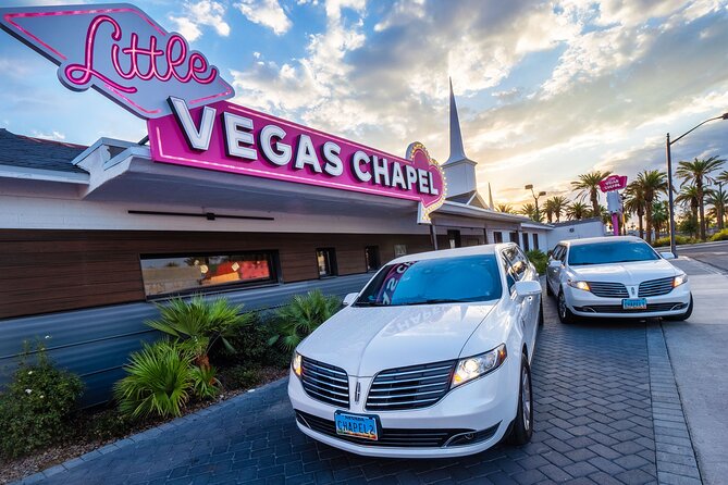 Elvis Wedding at The Little Vegas Chapel including Limousine Transportation - The Elvis Ceremony Flow: Meeting the King, Elvis Vows, and Sung Songs