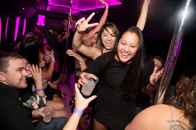 Epic Nightclub Crawl with Party Bus Ride & Free Drinks - Ghostbar: VIP Hosted Entry to Start the Night Off Right