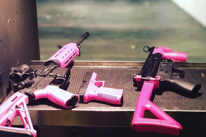 Femme Fatale Shooting Experience in Las Vegas - Your Femme Fatale lineup: Glock 17, MP5, and Pink M4 (and why this mix works)