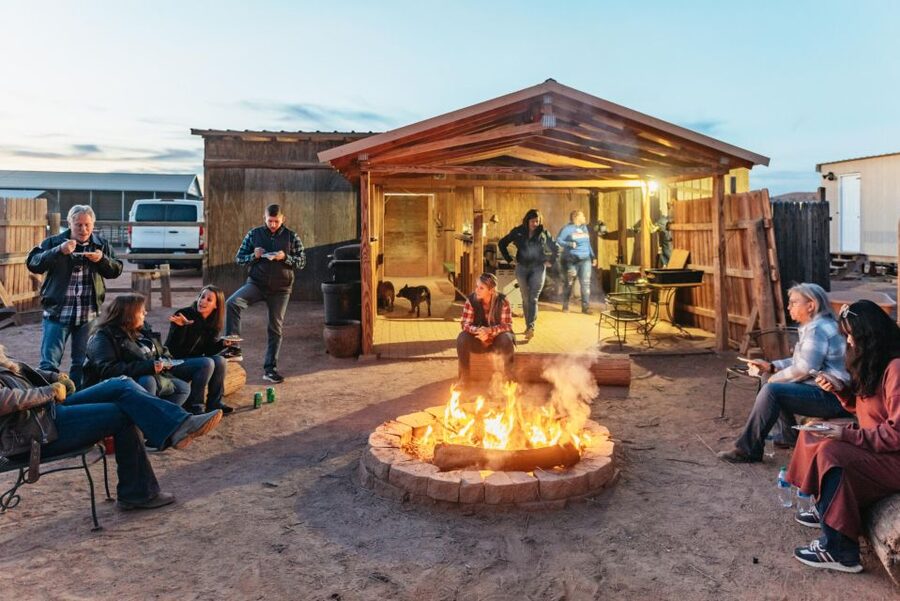From Las Vegas: Desert Sunset Horseback Ride with BBQ Dinner - Campfire BBQ at the ranch: what you eat, and why it works