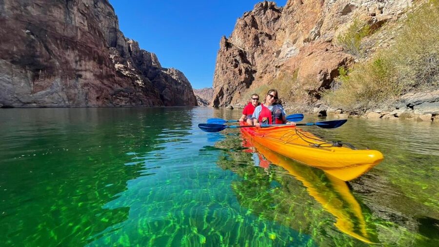 From Las Vegas: Emerald Cave Guided Kayak Tour with Shuttle - Price and value for $139, plus the part that is not included