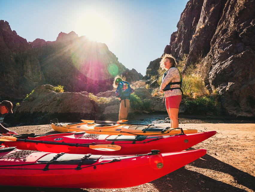 From Las Vegas: Guided Emerald Cave Kayak Tour - Colorado River paddling below Hoover Dam: clear water, real effort, good pacing