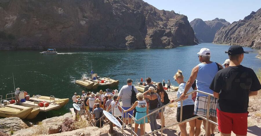 From Las Vegas: Hoover Dam Raft Tour - From Hoover Dam Lodge to the Rafts: What the Start Really Means