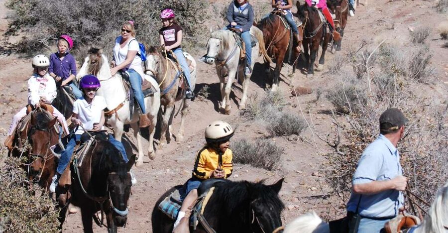 From Las Vegas: Maverick Ranch Breakfast and Horseback Ride - Horseback ride timing: 1.5 hours of views, chat, and controlled pace