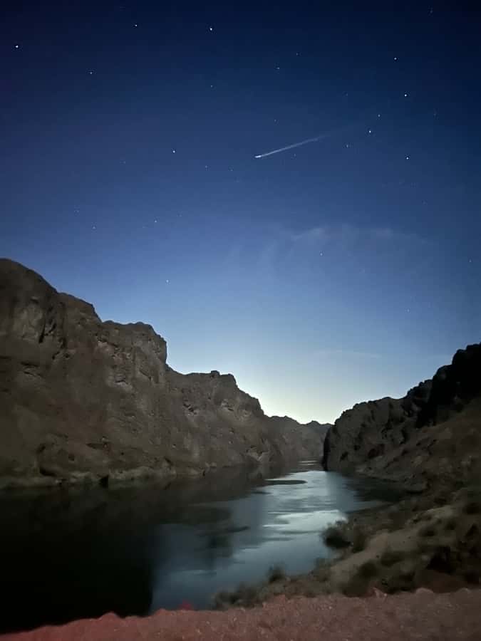 From Las Vegas: Moonlight Kayak Tour on the Colorado River - Halfway Stop at the Beach: Swim Time and a Real Break