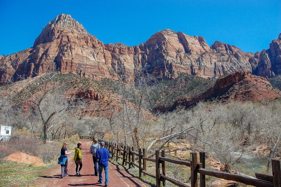 From Las Vegas: Zion and Bryce National Park Overnight Tour - Zion Canyon day two, from Emerald Pools to the Narrows