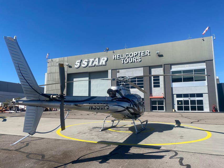 From Vegas: Grand Canyon Helicopter with Eagle Point Landing - The helicopter route: Hoover Dam, Bypass Bridge, and flying below the rim