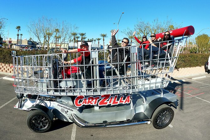 Giant Shopping Cart Limo Ride in Las Vegas - Meeting point, boarding steps, and how to choose your seat order