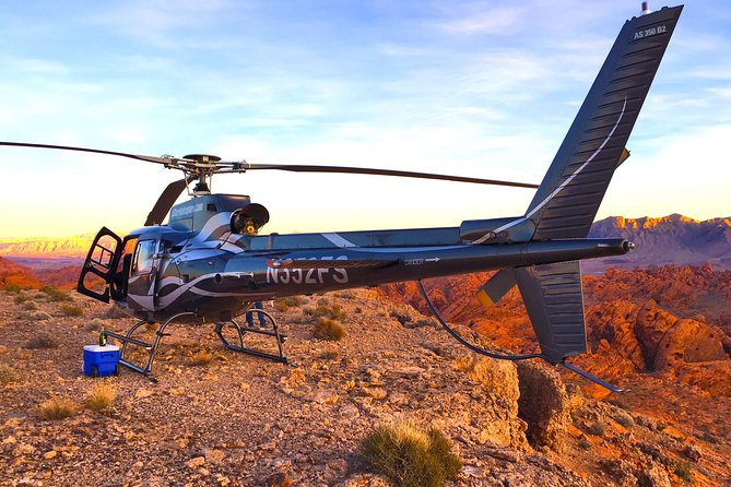 Grand Canyon Helicopter Flight with Sunset Valley of Fire Landing - Getting picked up in Las Vegas without turning your day into chaos