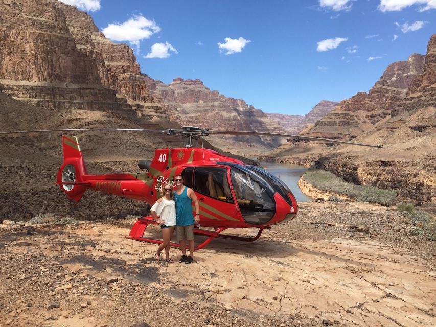 Grand Canyon Helicopter Tour with Black Canyon Rafting - Food, champagne, and the boxed lunch reality check