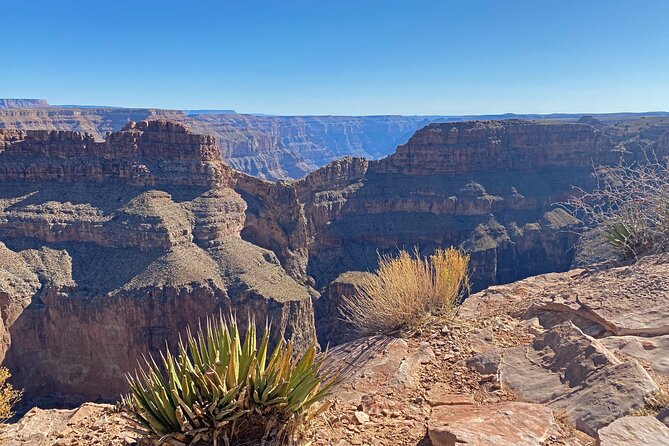 Grand Canyon West Helicopter Tour with VIP Skywalk and Boat Ride - Canyon floor landing and the stair reality