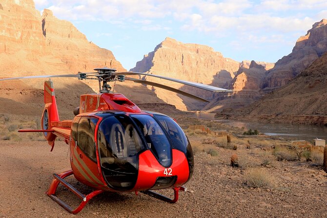 Grand Canyon West Helicopter Tour with VIP Skywalk and Boat Ride - The Colorado River pontoon boat ride: your reset button