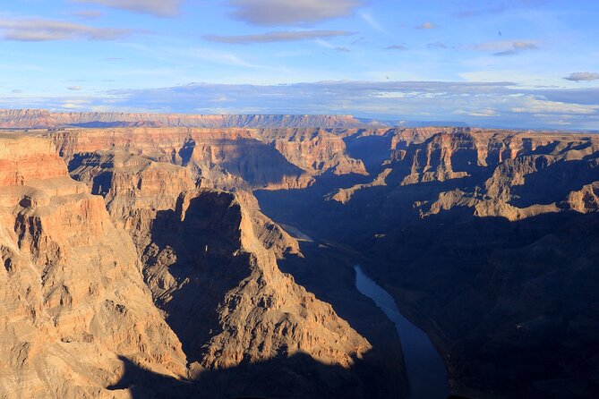 Grand Canyon West Rim Aerial Helicopter Tour - The Skywalk area and the return trip over the Strip