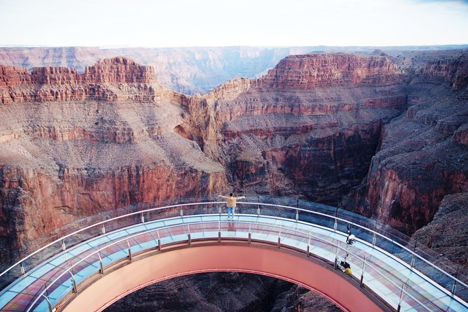 Grand Canyon West Rim by Coach with Helicopter Tour and Meals - Grand Canyon West from above, then down to the river