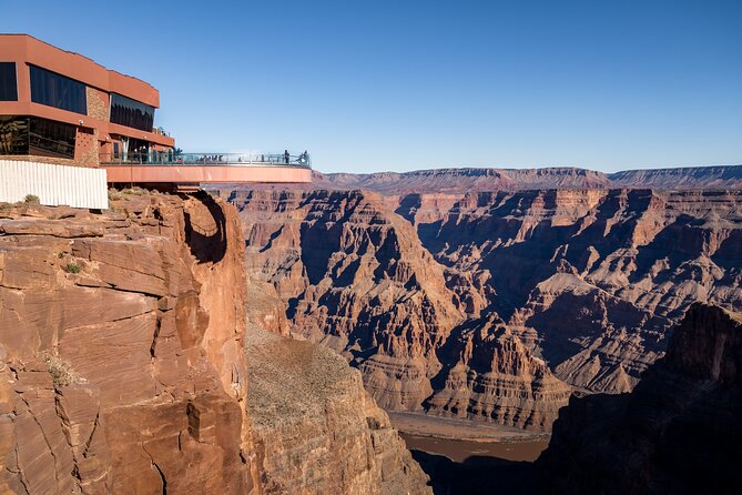Grand Canyon West Rim Tour with Optional Skywalk - Guano Point: rugged views and the cable car remnants option