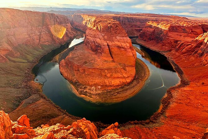 Guided Antelope Canyon & Horseshoe Bend Day Tour from Las Vegas - The big picture: two icons plus Glen Canyon Dam