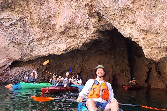 Half-Day Emerald Cave Kayak Tour (Optional Transportation) - Emerald Cave: backing in for photos, then a wildlife bonus