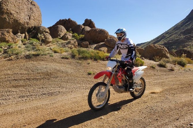Hidden Valley and Primm Extreme Dirt Bike Tour from Las Vegas - Hidden Valley National Monument: Single-Track Focus and Tight Control