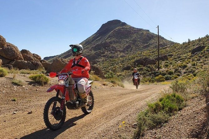 Hidden Valley and Primm Extreme Dirt Bike Tour from Las Vegas - McCullough Mountain Range: Rocky Slopes and That Mountain-Top Payoff