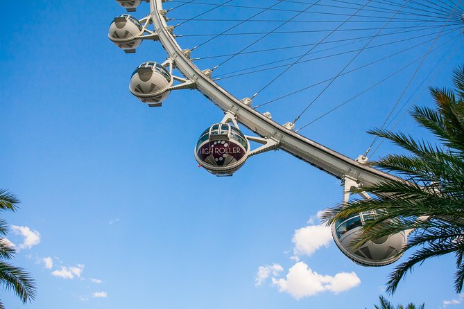 High Roller Wheel Admission Ticket at The LINQ - The Happy Half Hour Upgrade: Open Bar in Your Pod