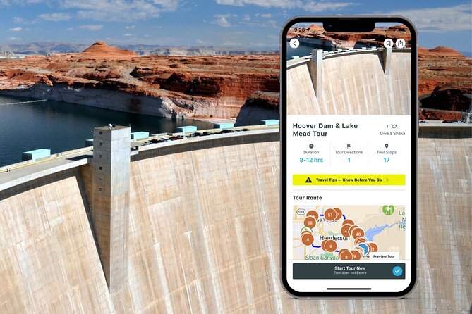 Hoover Dam and Lake Mead Self-Guided Audio Tour - Starting at Mandalay Bay, ending at The STRAT tower