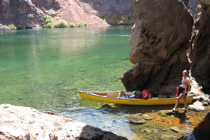 Hoover Dam & Black Canyon Full-Day Guided Kayak Tour - The Hoover Dam base and the first big photo moment