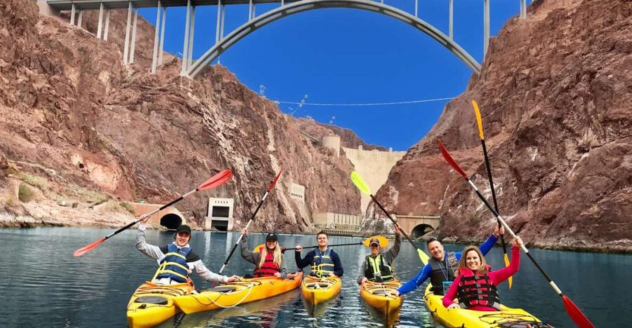 Hoover Dam Kayak Tour & Hike - shuttle from Las Vegas - Hot springs and sauna cave: the mid-route reset you’ll remember