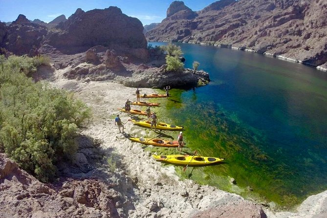 Hoover Dam Kayak Tour with Shuttle - Hot Springs & Emerald Cave - Mandalay Bay Shuttle Pickup and a Real Early Start