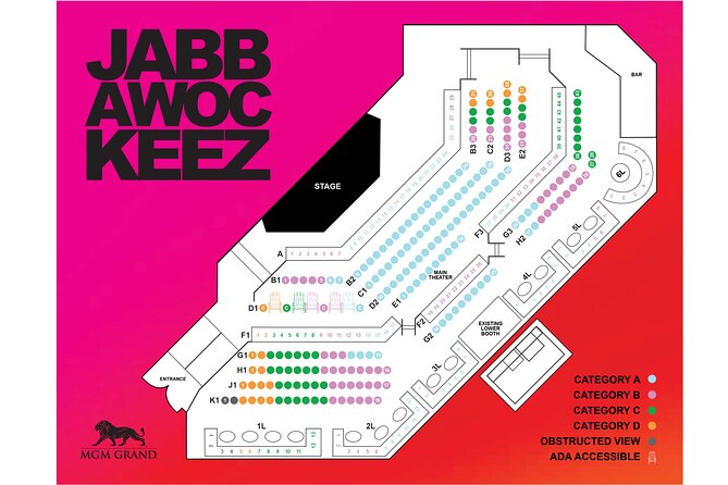 Jabbawockeez at the MGM Grand Hotel and Casino - The MGM Grand setting that makes this feel like a real Vegas night