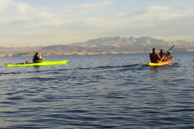 Lake Mead Kayak Adventure for All Skill Levels from Las Vegas - Paddling out: what your kayak setup means for first-timers
