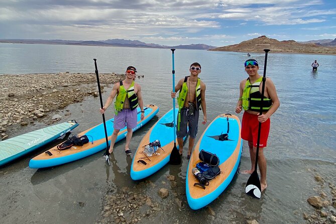Lake Mead Stand-Up Paddleboard Tour—Explore Boulder Island - The start at Personal Watercraft Beach, gear included and ready