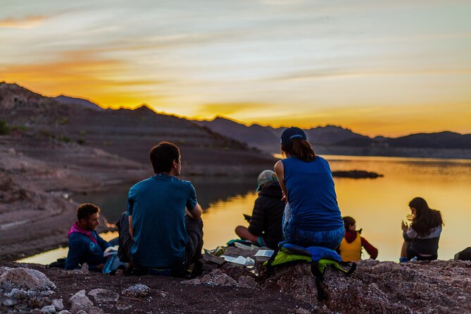Lake Mead Sunset Kayak Tour with Dinner, Swim & Campfire - Campfire Dinner, Smores, and the Mood Shift After Sunset