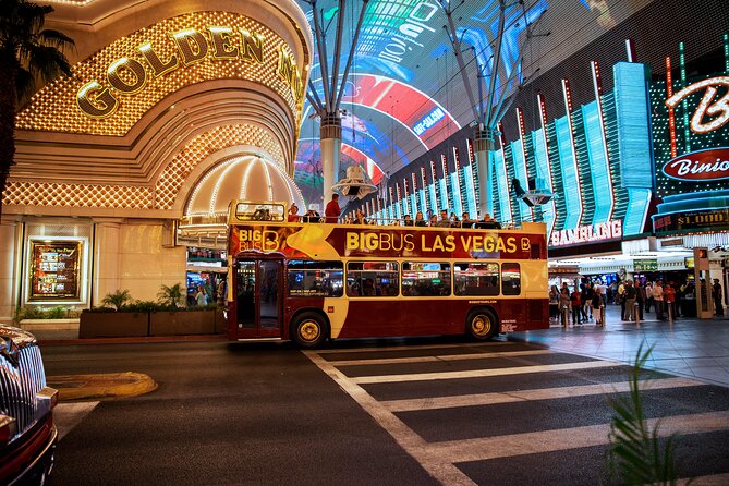 Las Vegas After Dark: Adult-only Night Tour with Free Drink - LINQ Promenade Ferris Wheel, big-scale Vegas in one view