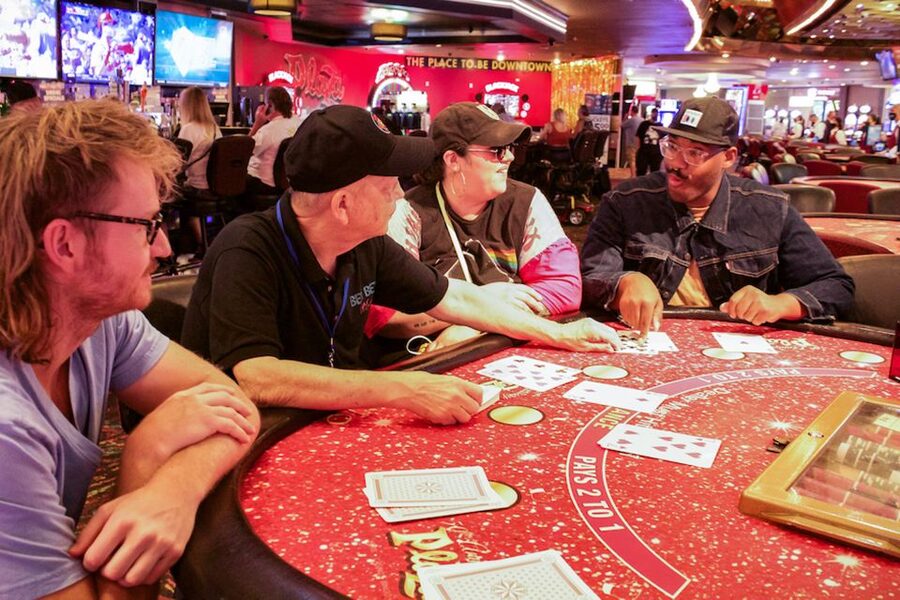 Las Vegas Casino: Gambling Class at the Plaza Hotel & Casino - Game stop two: craps decoded, then dice in your hand