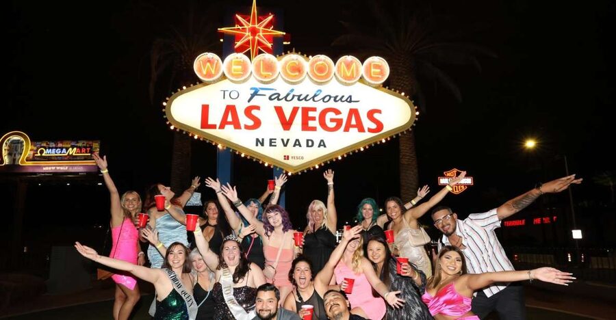 Las Vegas: Club Crawl by Party Bus w/ Free Drinks - Meeting Up: Text Details, Wristbands, and Finding Your Group