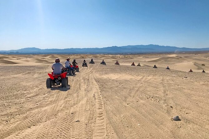 Las Vegas Dunes ATV Tour - Pick-up timing at 3961 S Las Vegas Blvd, and why 30 minutes matters
